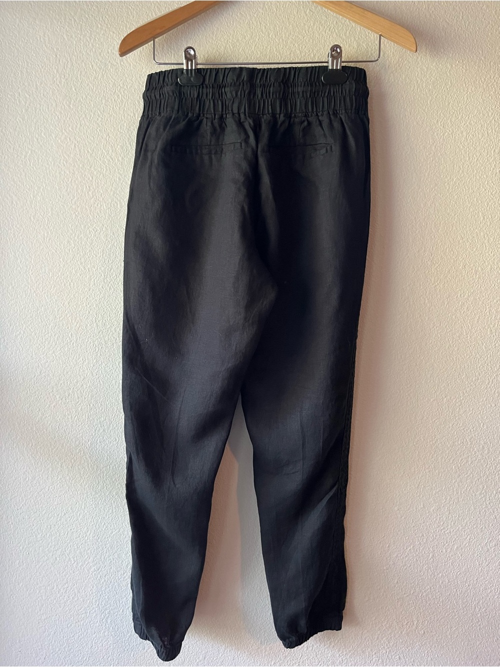 NWT Athleta Cabo Linen Jogger, Black, Size 2 - Picture 3 of 12